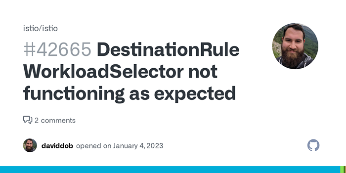 Destination rule