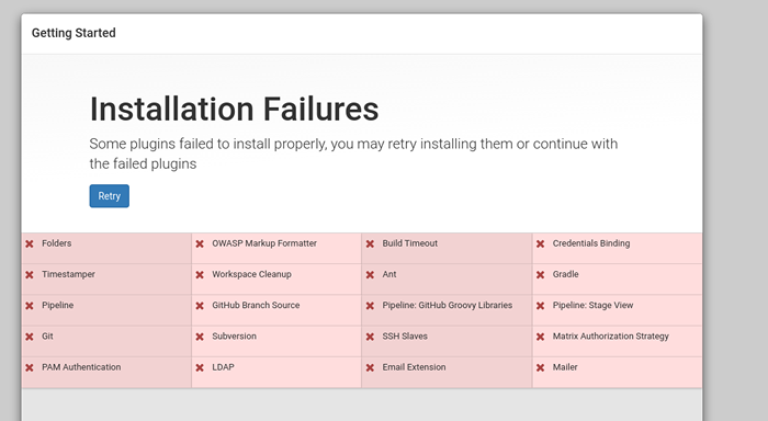 Get plugins failed